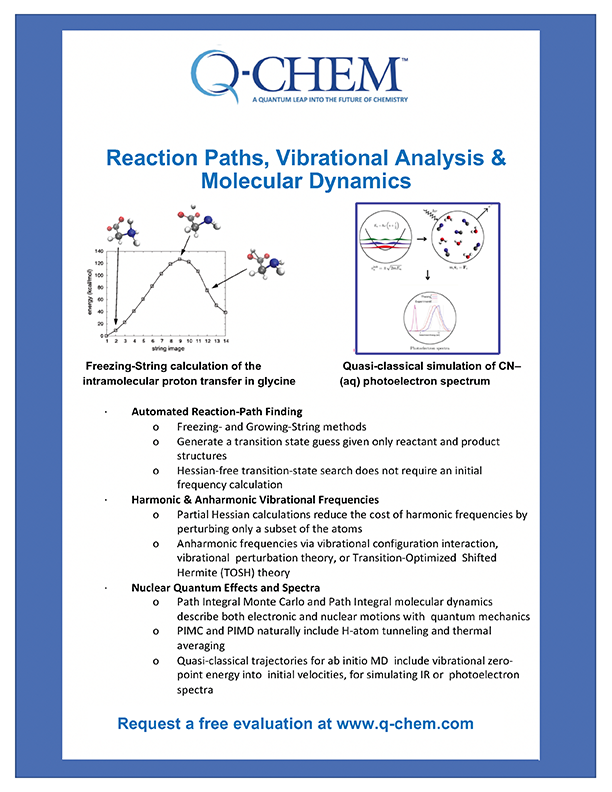 Reaction Paths, Vibrational Analysis & Molecular Dynamics