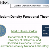 Title card reading "Modern Density Functional Theory"
